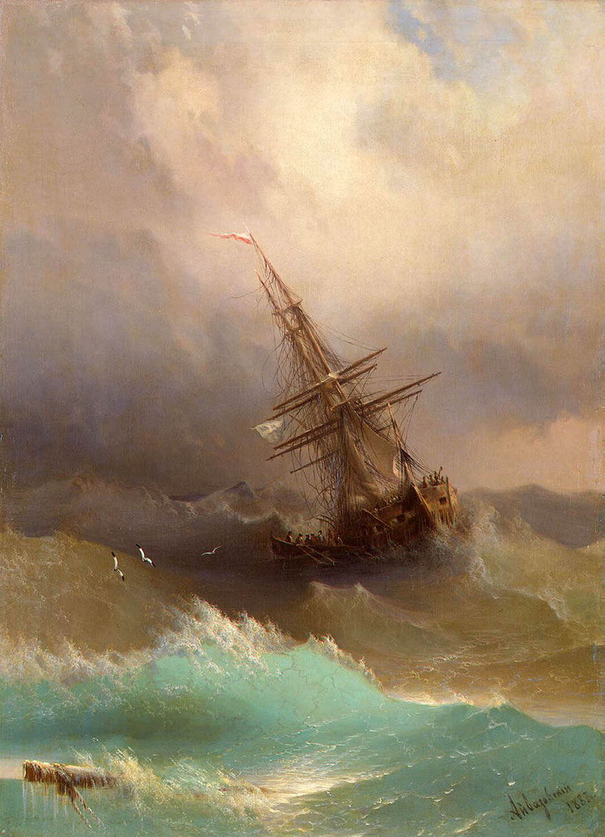 Les-peintures-de-bateaux-dans-la-tempete-de-Ivan-Konstantinovich-Aivazovsky-7.jpg